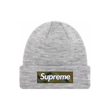 Supreme Box Logo Beanie Grey supreme-box-logo-beanie-grey фото