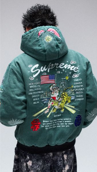 Supreme AOI Hooded Work Jacket aoi-hooded-work-jacket фото