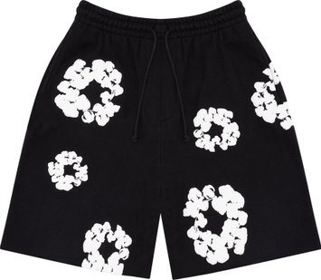 Denim Tears The Cotton Wreath Shorts Black 402 010 30 BLAC фото