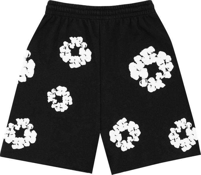 Denim Tears The Cotton Wreath Shorts Black 402 010 30 BLAC фото