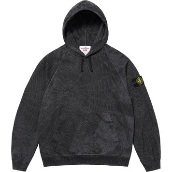 Supreme®/Stone Island® Hooded Sweatshirt Black supreme-stone-island-hooded-sweatshirt-black фото