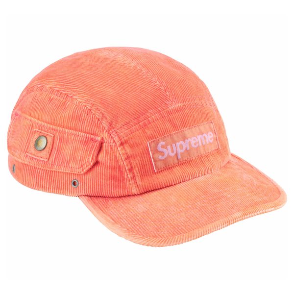 Supreme CORDUROY POCKET CAMP CAP orange supreme-corduroy-pocket-camp-cap-orange фото