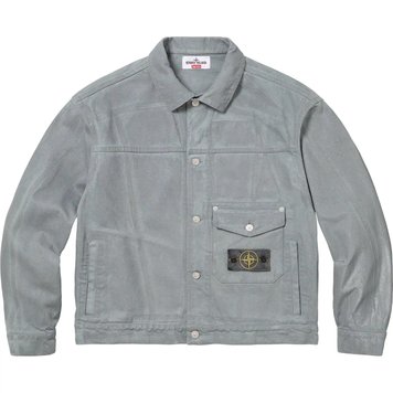 Supreme®/Stone Island® Denim Trucker Jacket supreme-stone-island-denim-trucker-jacket фото