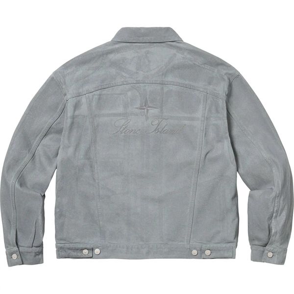 Supreme®/Stone Island® Denim Trucker Jacket supreme-stone-island-denim-trucker-jacket фото