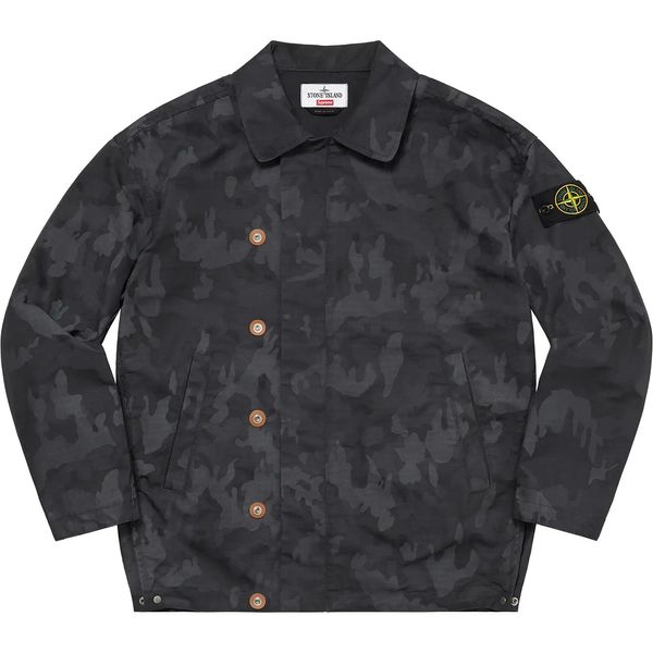 Supreme®/Stone Island® Reactive Ice Camo Ripstop Jacket Black supreme-stone-island-reactive-ice-camo-ripstop-jacket-black фото