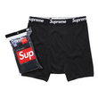 Supreme/Hanes Boxer Briefs Black (4 pack)