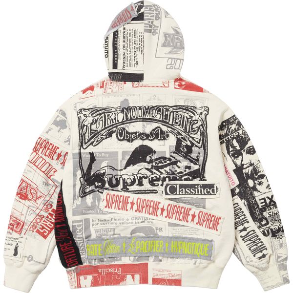 Supreme Collage Zip Up Hooded Sweatshirt collage-zip-up-hooded-sweatshirt фото