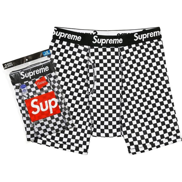 SUPREME®/HANES® Checker Boxer Briefs (2 Pack) supreme-hanes-checker-boxer-briefs-2-pack фото