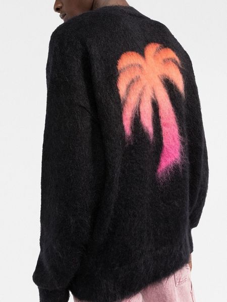 Palm Angels The Palm Sweater Intarsia PMHE007F22KNI0021032-L фото