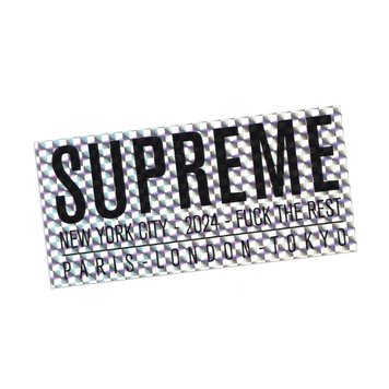 Supreme Fuck The Rest Holographic Sticker (SS24) supreme-fuck-the-rest-holographic-sticker-black-ss24 фото