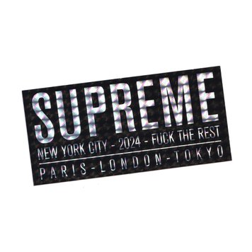 Supreme Fuck The Rest Holographic Sticker (SS24) supreme-fuck-the-rest-holographic-sticker-silver-ss24 фото