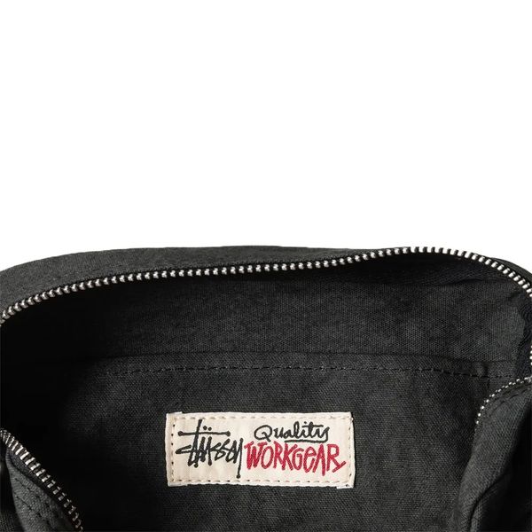 Stussy Canvas Side Pouch Black stussy-canvas-side-pouch-black фото