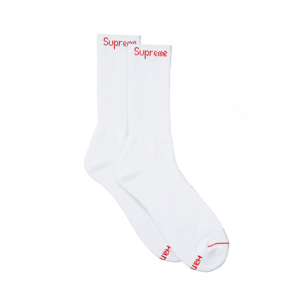 Supreme/Hanes Socks White (1 pack) 99HAA26-WHITE-1PACK фото