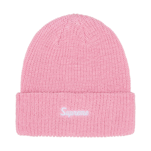 Supreme Loose Gauge Beanie Pink supreme-loose-gauge-beanie-pink-O/S фото