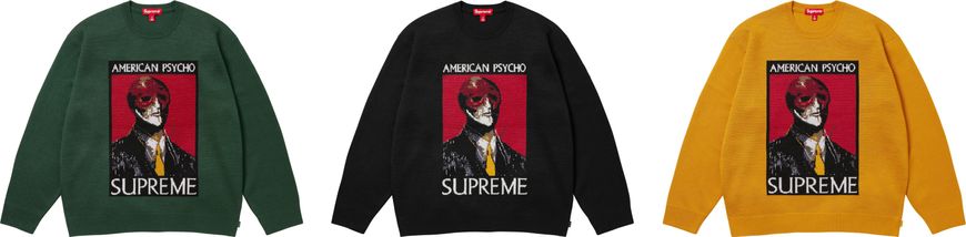 Supreme American Psycho Sweater american-psycho-sweater фото