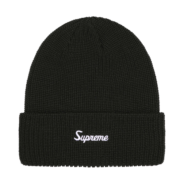 Supreme Loose Gauge Beanie Black supreme-loose-gauge-beanie-black-O/S фото