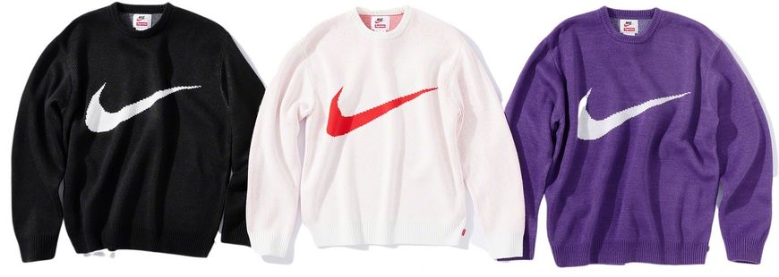 Supreme/Nike Swoosh Sweater supreme-nike-swoosh-sweater фото