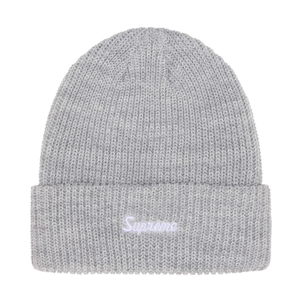 Supreme Loose Gauge Beanie Light Grey supreme-loose-gauge-beanie-light-grey-O/S фото